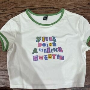 You’re Doing Amazing Sweetie Graphic Baby Tee